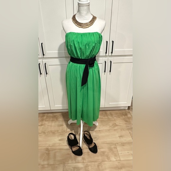 Vintage Alice + Olivia green sleeveless cropped romper  silk size Medium - Picture 4 of 10